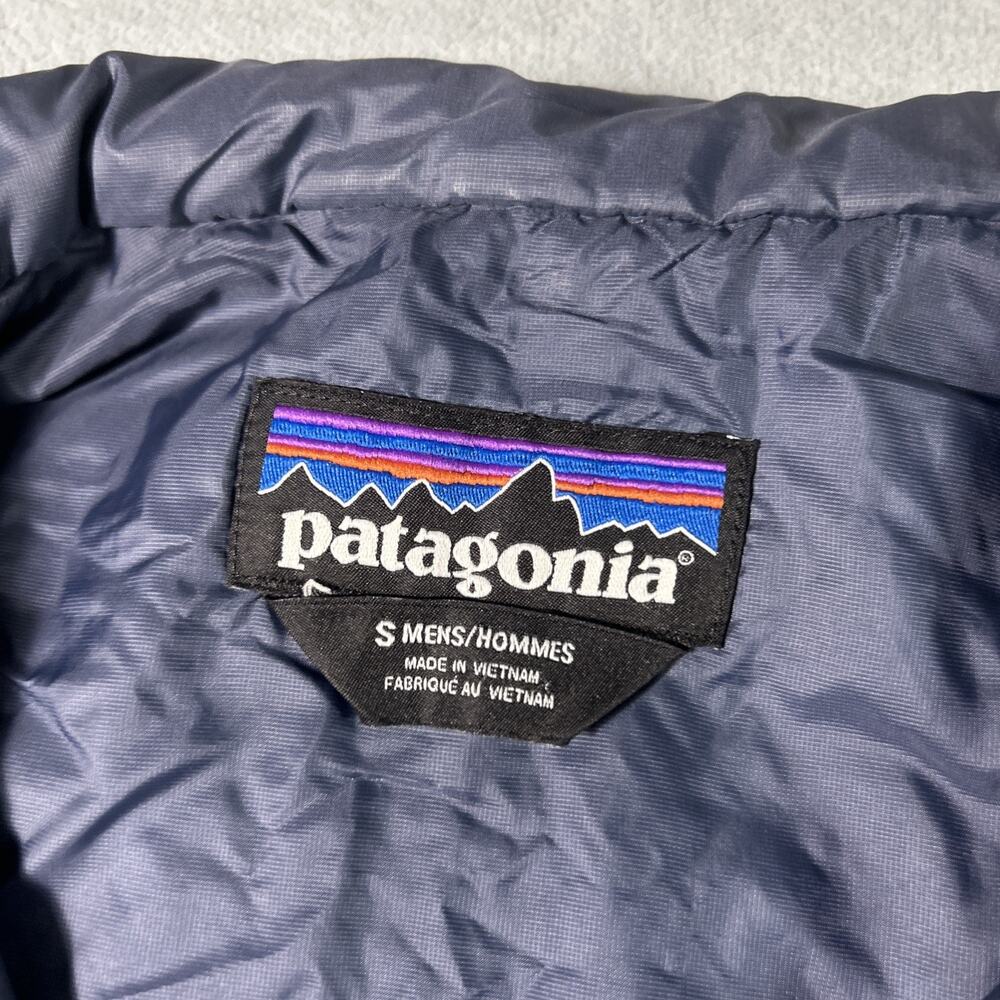 Patagonia Nano Puff Jacket Mens Small 84212 Navy Quilted Puffer Coat Outdoors - Picture 3 of 16